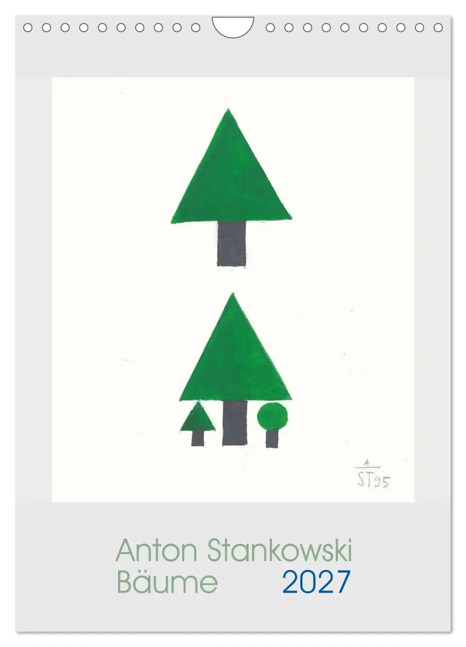 Cover: 9783594270189 | Anton Stankowski. Bäume (Wandkalender 2027 DIN A4 hoch), CALVENDO...