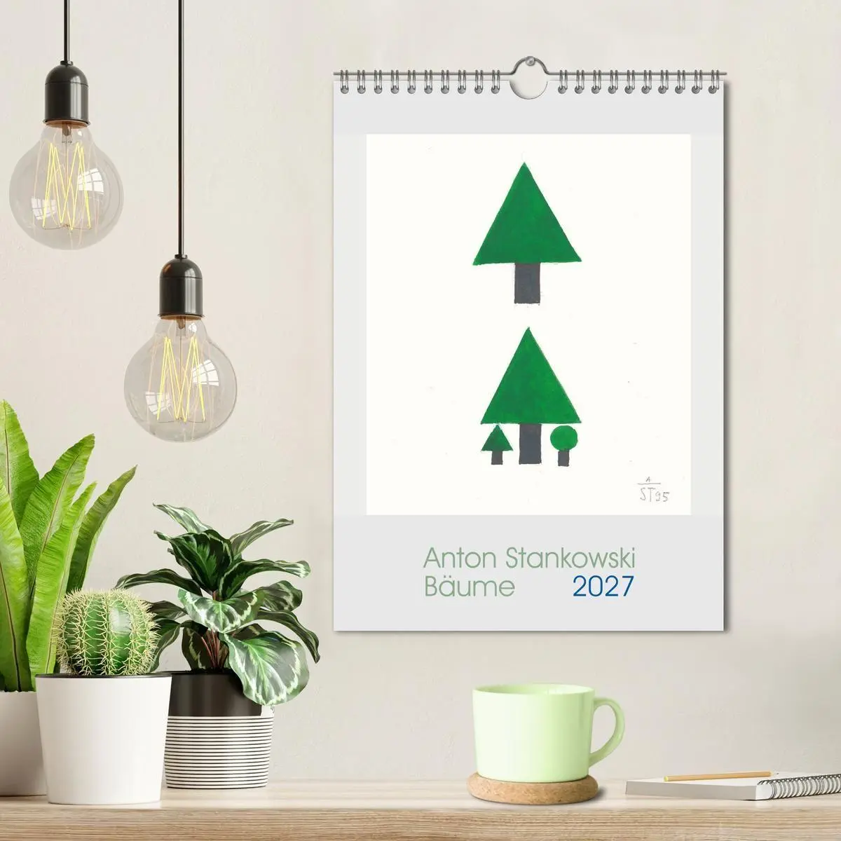 Bild: 9783594270189 | Anton Stankowski. Bäume (Wandkalender 2027 DIN A4 hoch), CALVENDO...