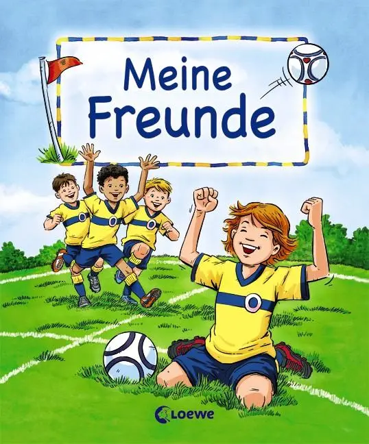 Cover: 9783785580189 | Meine Freunde (Motiv Fußball) | w Loewe Eintragbücher | Buch | 80 S.