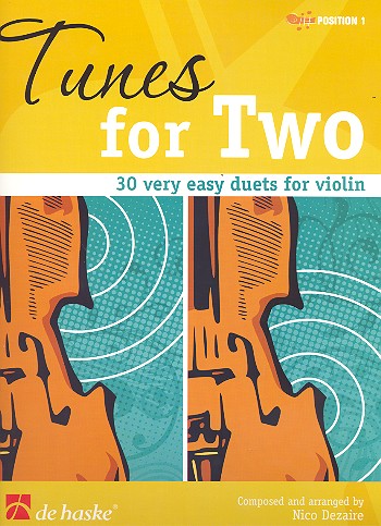 Cover: 9789043130189 | Tunes for Two | 30 very easy duets for violin | Nico Dezaire | Buch