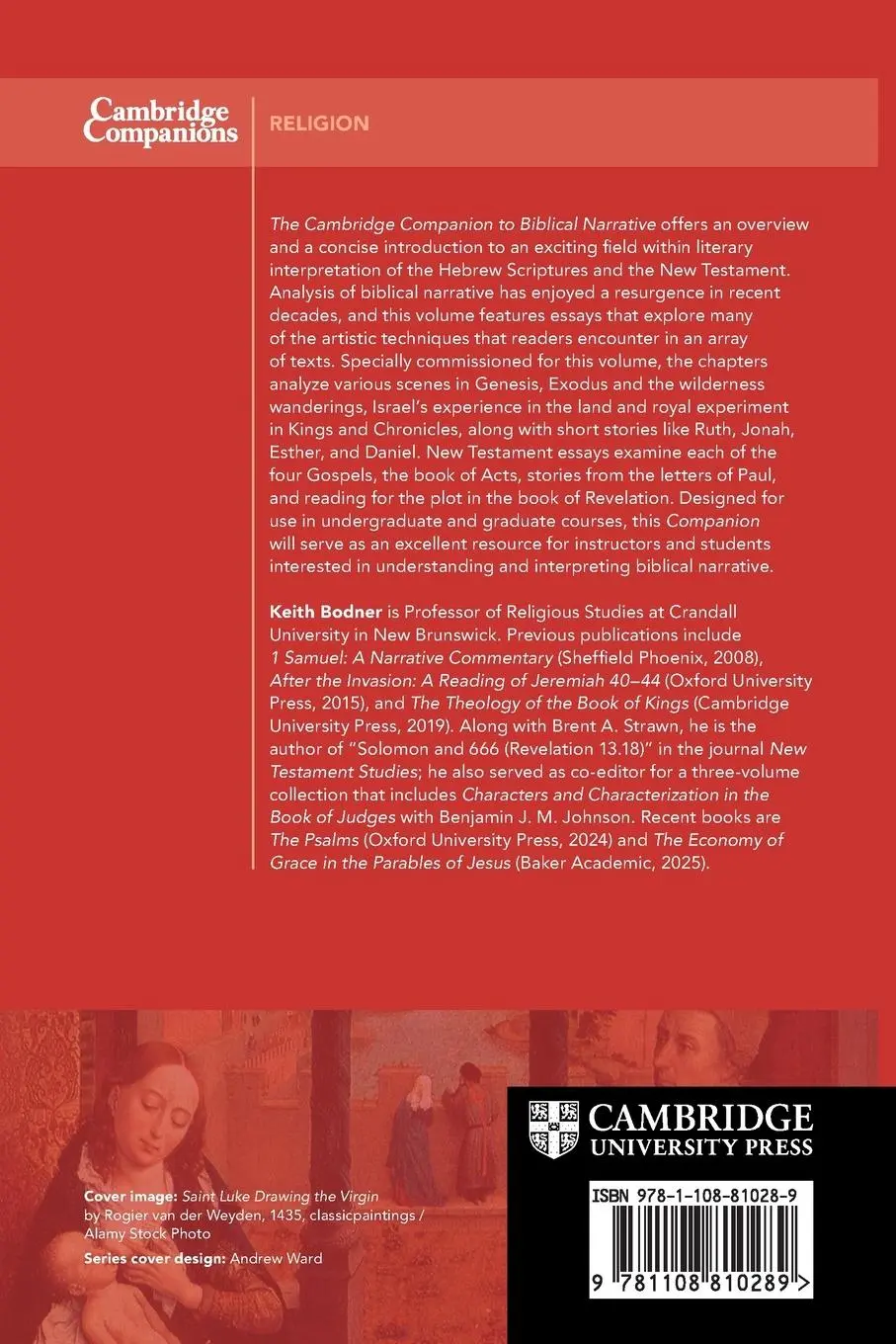 Rückseite: 9781108810289 | The Cambridge Companion to Biblical Narrative | Keith Bodner | Buch