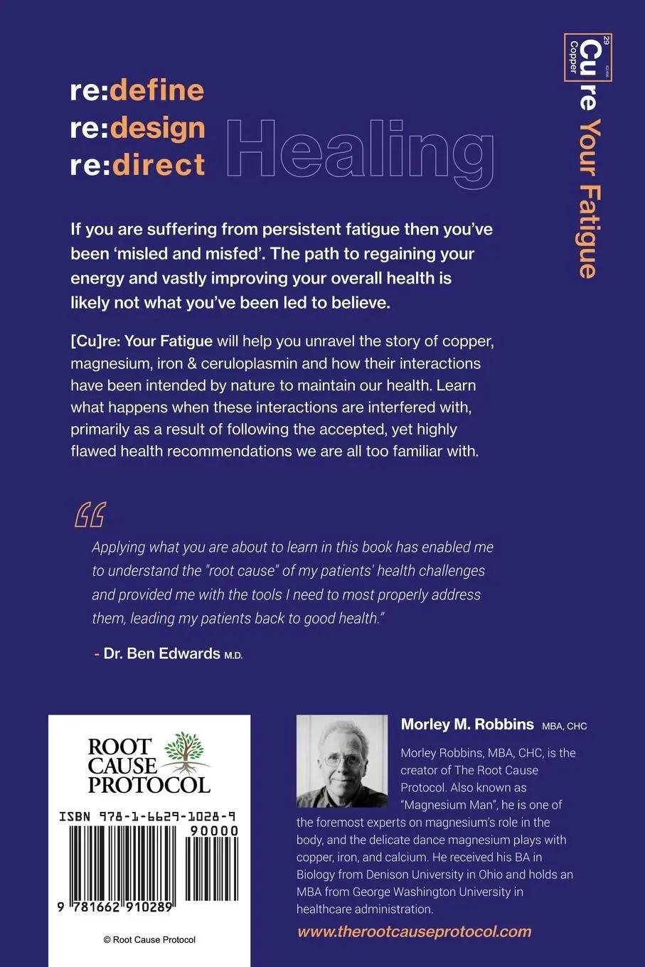 Rückseite: 9781662910289 | Cu-RE Your Fatigue | The Root Cause and How To Fix It On Your Own