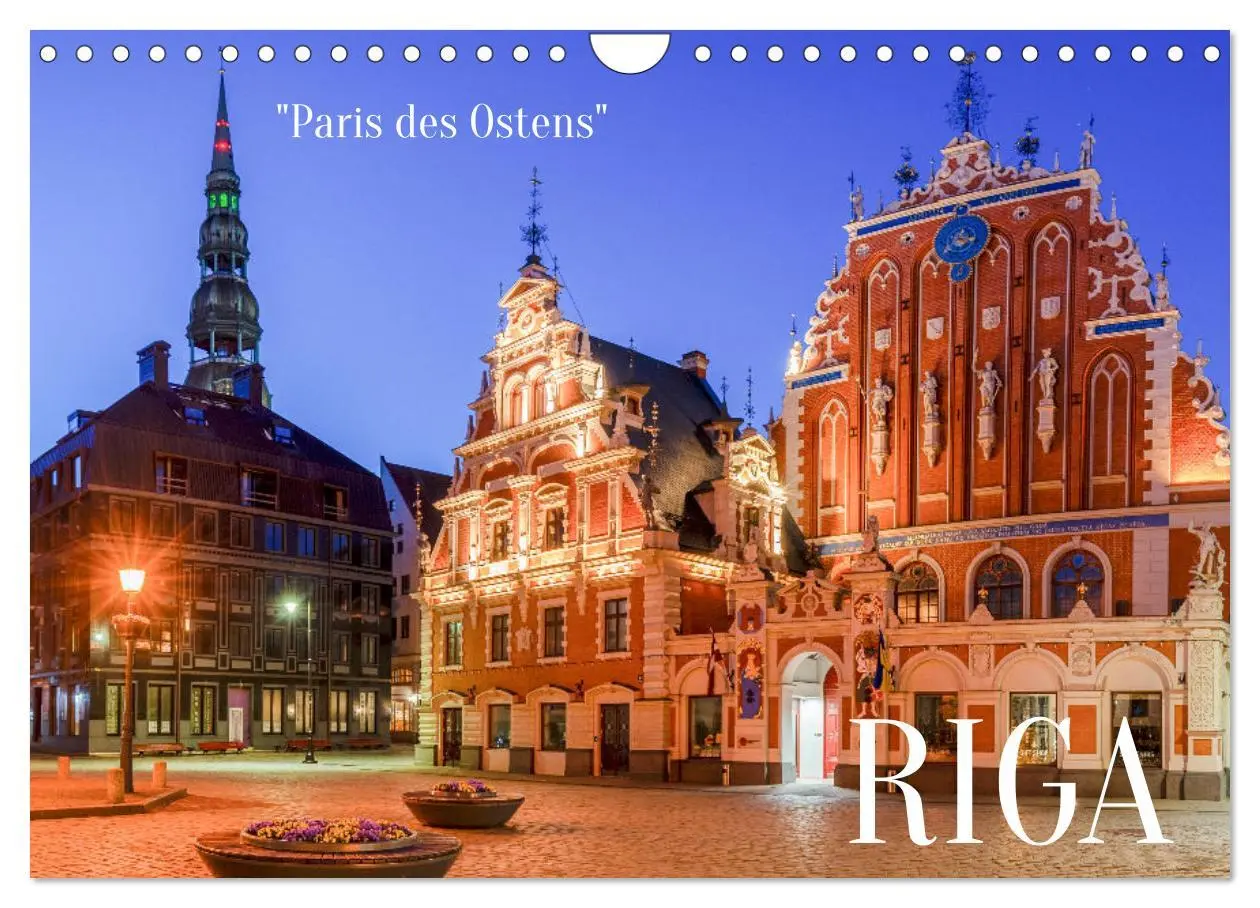 Cover: 9783457330289 | Riga - Paris des Ostens (Wandkalender 2026 DIN A4 quer), CALVENDO...