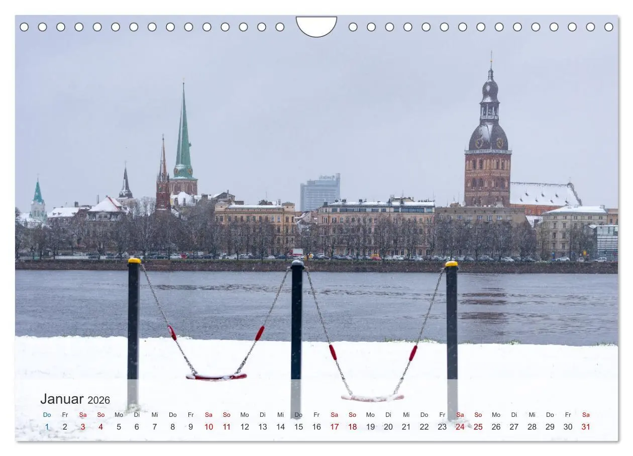 Bild: 9783457330289 | Riga - Paris des Ostens (Wandkalender 2026 DIN A4 quer), CALVENDO...