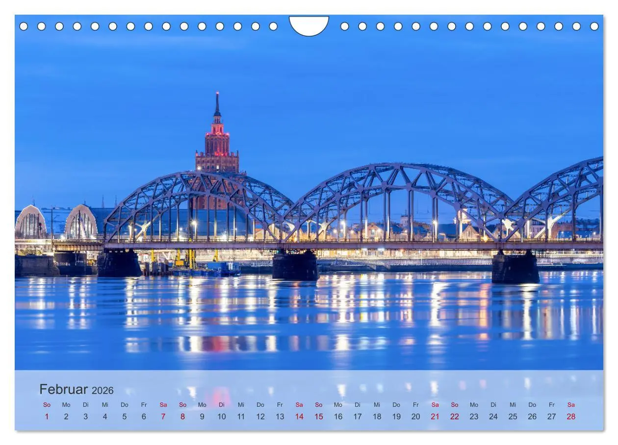 Bild: 9783457330289 | Riga - Paris des Ostens (Wandkalender 2026 DIN A4 quer), CALVENDO...