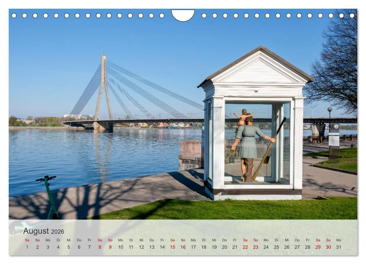 Bild: 9783457330289 | Riga - Paris des Ostens (Wandkalender 2026 DIN A4 quer), CALVENDO...