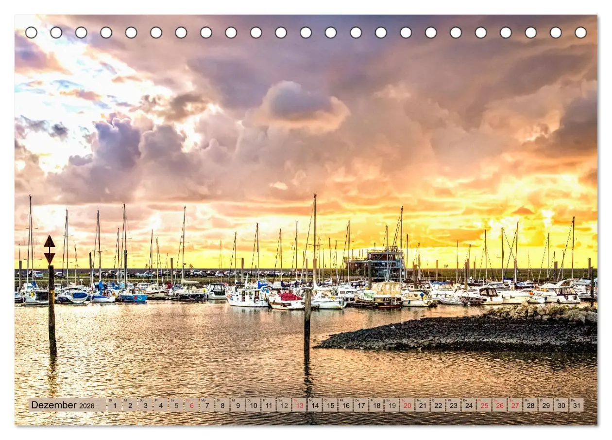 Bild: 9783457640289 | NORDDEICH-LIEBE (Tischkalender 2026 DIN A5 quer), CALVENDO...