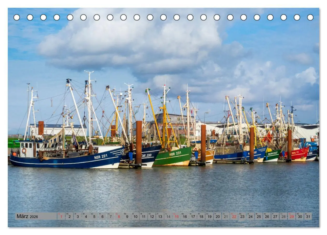 Bild: 9783457640289 | NORDDEICH-LIEBE (Tischkalender 2026 DIN A5 quer), CALVENDO...