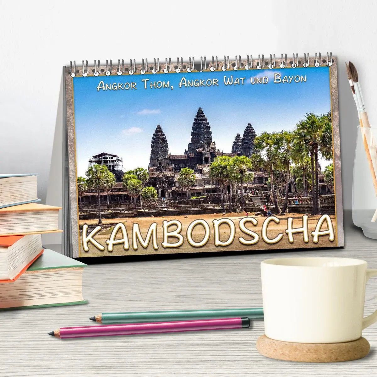 Bild: 9783457950289 | Kambodscha, Angkor Thom, Angkor Wat und Bayon (Tischkalender 2026...