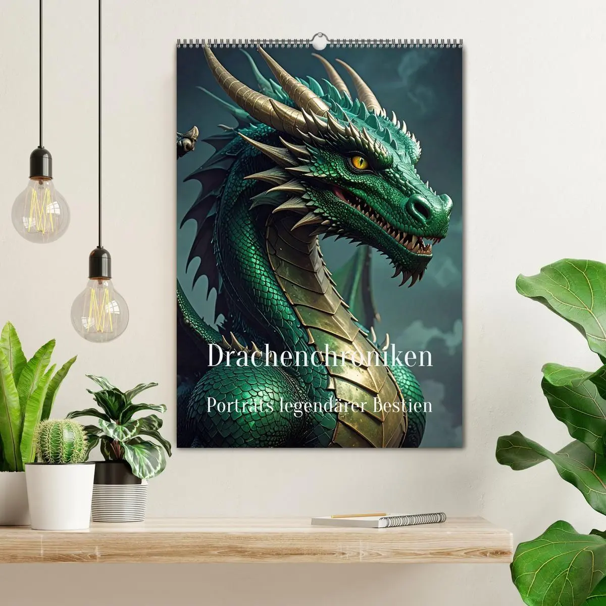 Bild: 9783516660289 | Drachenchroniken - Porträts legendärer Bestien (Wandkalender 2026...
