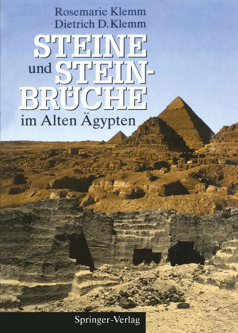 Cover: 9783642770289 | Steine und Steinbrüche im Alten Ägypten | Dietrich D. Klemm (u. a.)