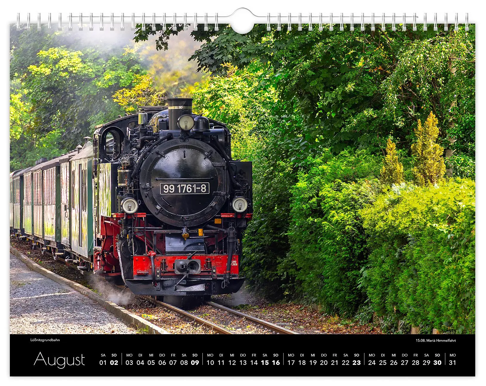 Bild: 9783910680289 | Kalender Radebeul 2026 | 40 x 30 cm schwarzes Kalendarium | Schubert