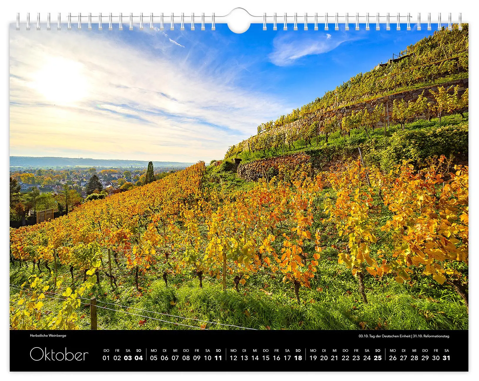 Bild: 9783910680289 | Kalender Radebeul 2026 | 40 x 30 cm schwarzes Kalendarium | Schubert