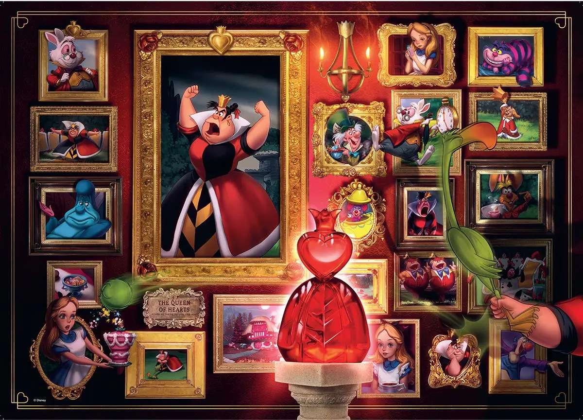 Cover: 4005555000389 | Erwachsenenpuzzle 1000 Teile - Disney Villainous - Königin der Herzen