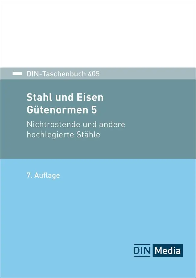 Cover: 9783410310389 | Stahl und Eisen: Gütenormen 5 | DIN e. V. | Taschenbuch | 680 S.