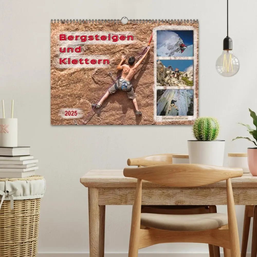 Bild: 9783435470389 | Bergsteigen und Klettern (Wandkalender 2025 DIN A3 quer), CALVENDO...