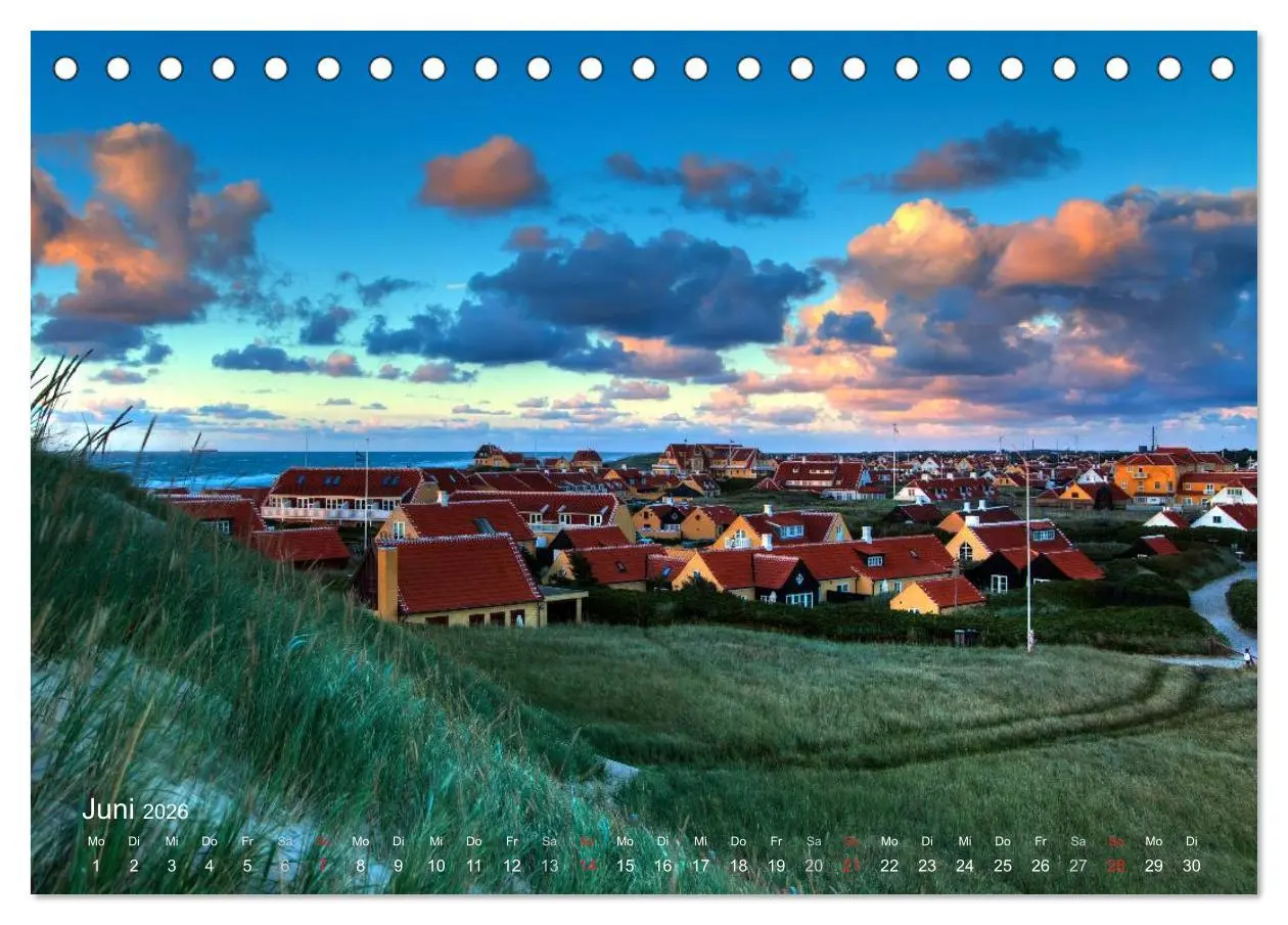 Bild: 9783516030389 | Dänemarks Norden (Tischkalender 2026 DIN A5 quer), CALVENDO...