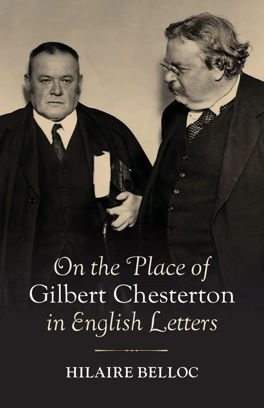 Cover: 9798903780389 | On the Place of Gilbert Chesterton in English Letters | Hilaire Belloc