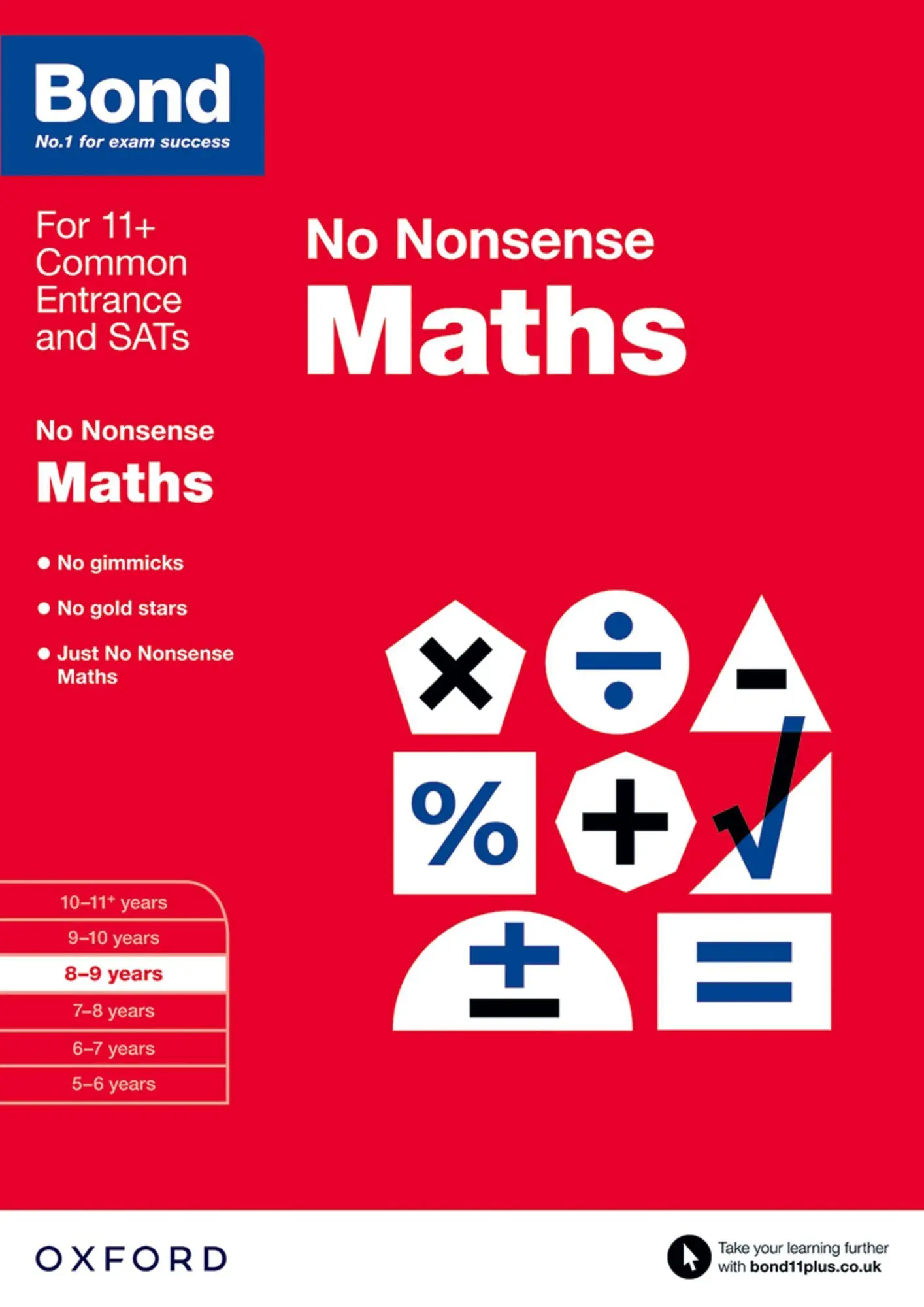 Cover: 9780192740489 | Bond: Maths: No Nonsense | 8-9 years | Sarah Lindsay (u. a.) | Buch