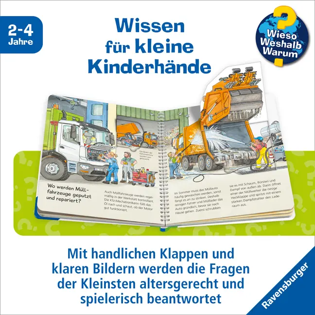 Bild: 9783473600489 | Wieso? Weshalb? Warum? junior, Band 74 - Die Müllfahrzeuge | Erne