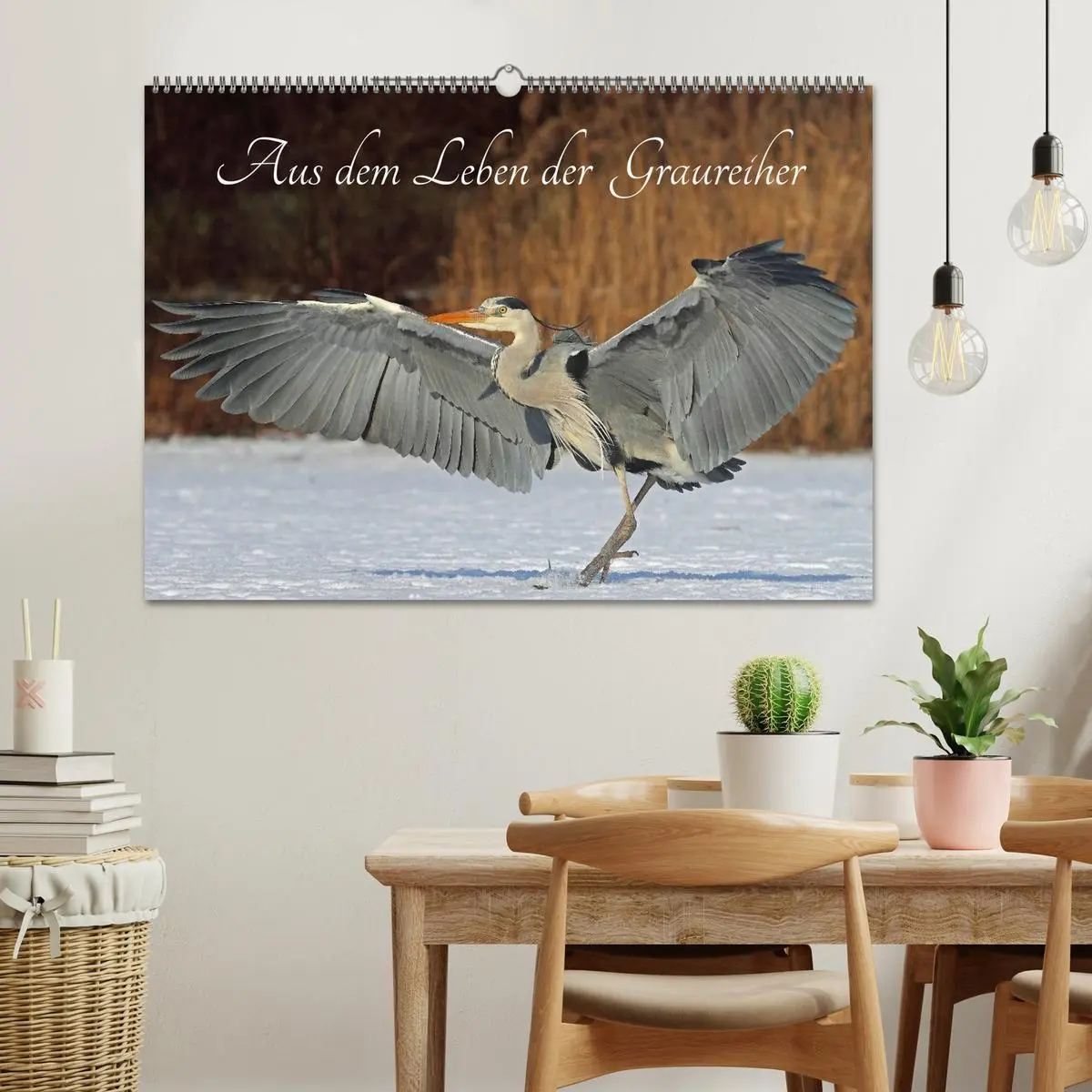 Bild: 9783516020489 | Aus dem Leben der Graureiher (Wandkalender 2026 DIN A2 quer),...