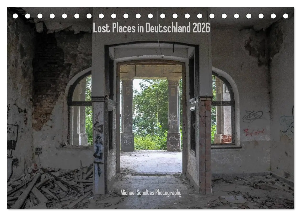 Cover: 9783516190489 | Lost Places in Deutschland 2026 (Tischkalender 2026 DIN A5 quer),...