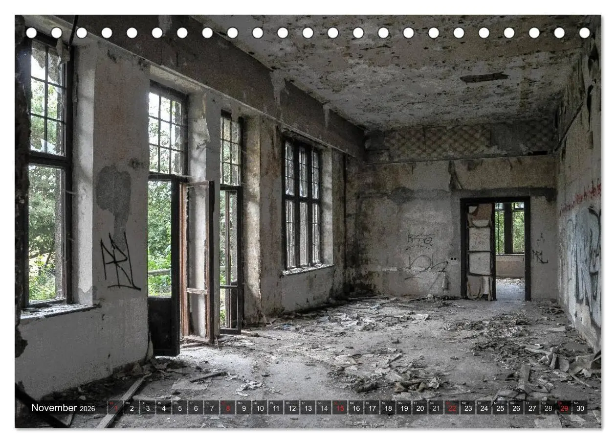 Bild: 9783516190489 | Lost Places in Deutschland 2026 (Tischkalender 2026 DIN A5 quer),...
