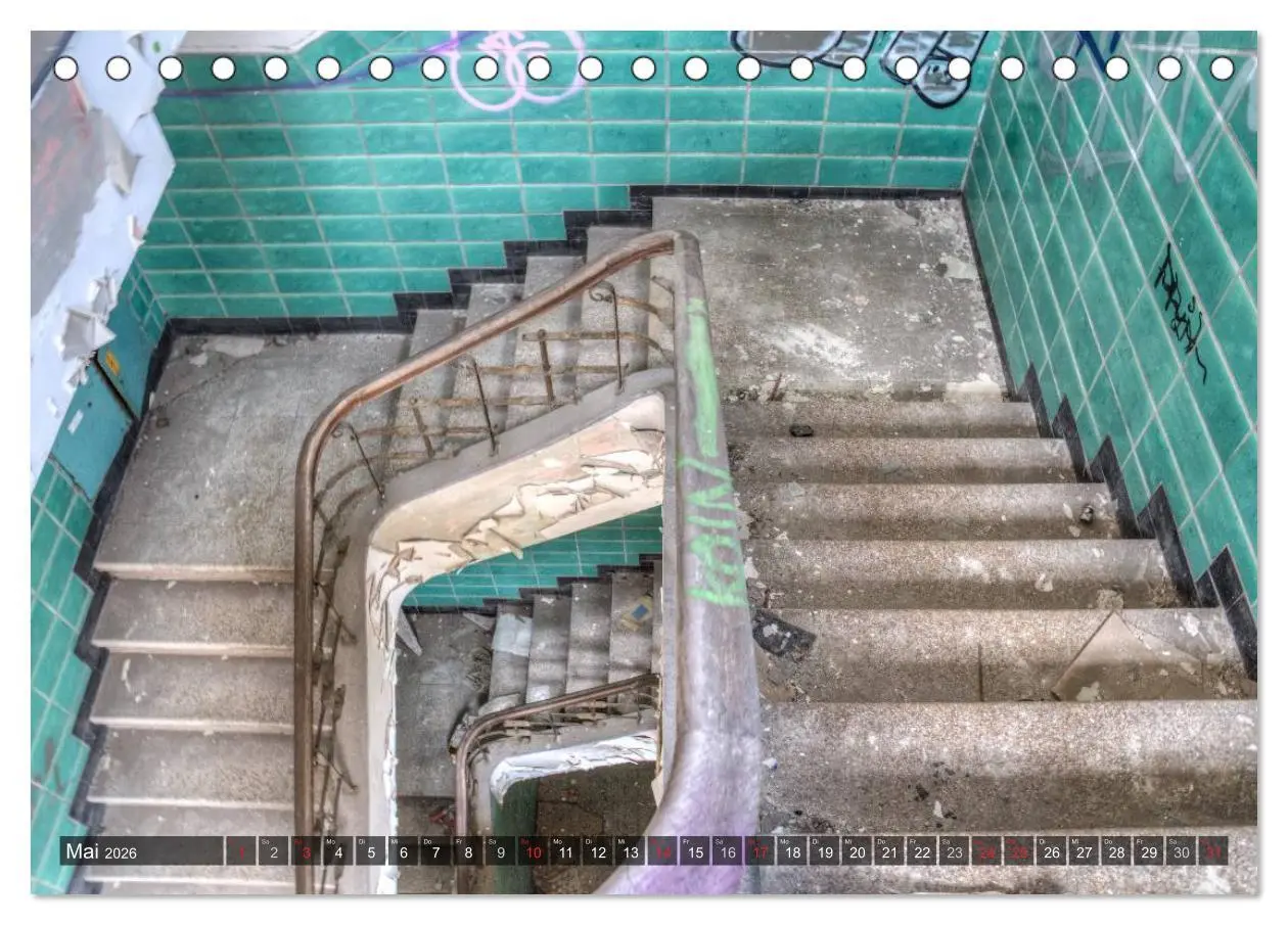 Bild: 9783516190489 | Lost Places in Deutschland 2026 (Tischkalender 2026 DIN A5 quer),...