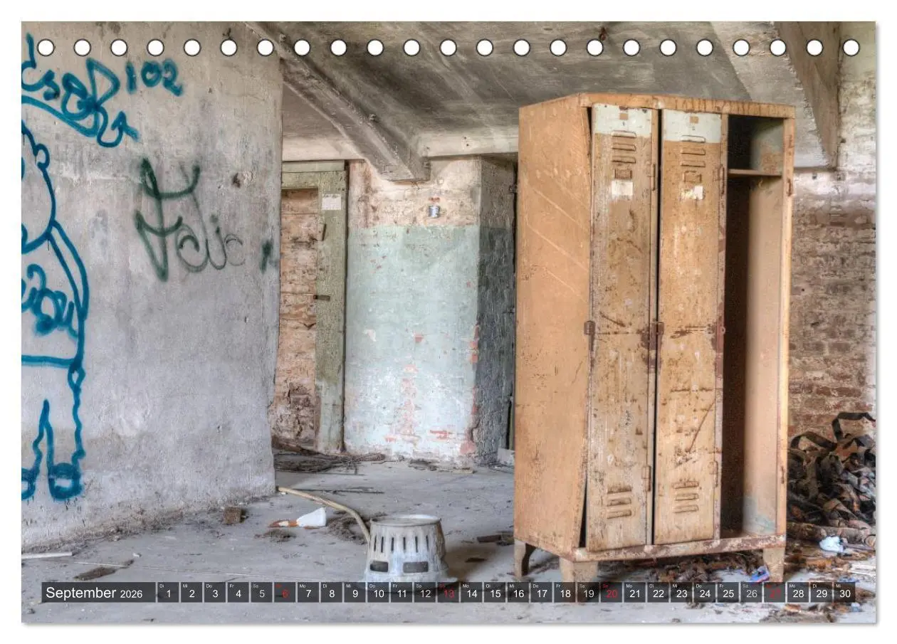 Bild: 9783516190489 | Lost Places in Deutschland 2026 (Tischkalender 2026 DIN A5 quer),...