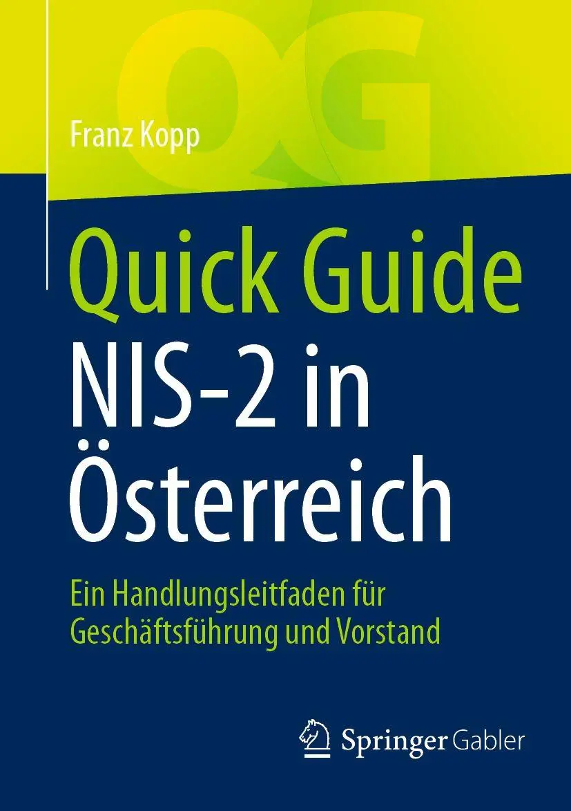 Cover: 9783658520489 | Quick Guide NIS-2 in Österreich | Franz Kopp | Taschenbuch | xiii