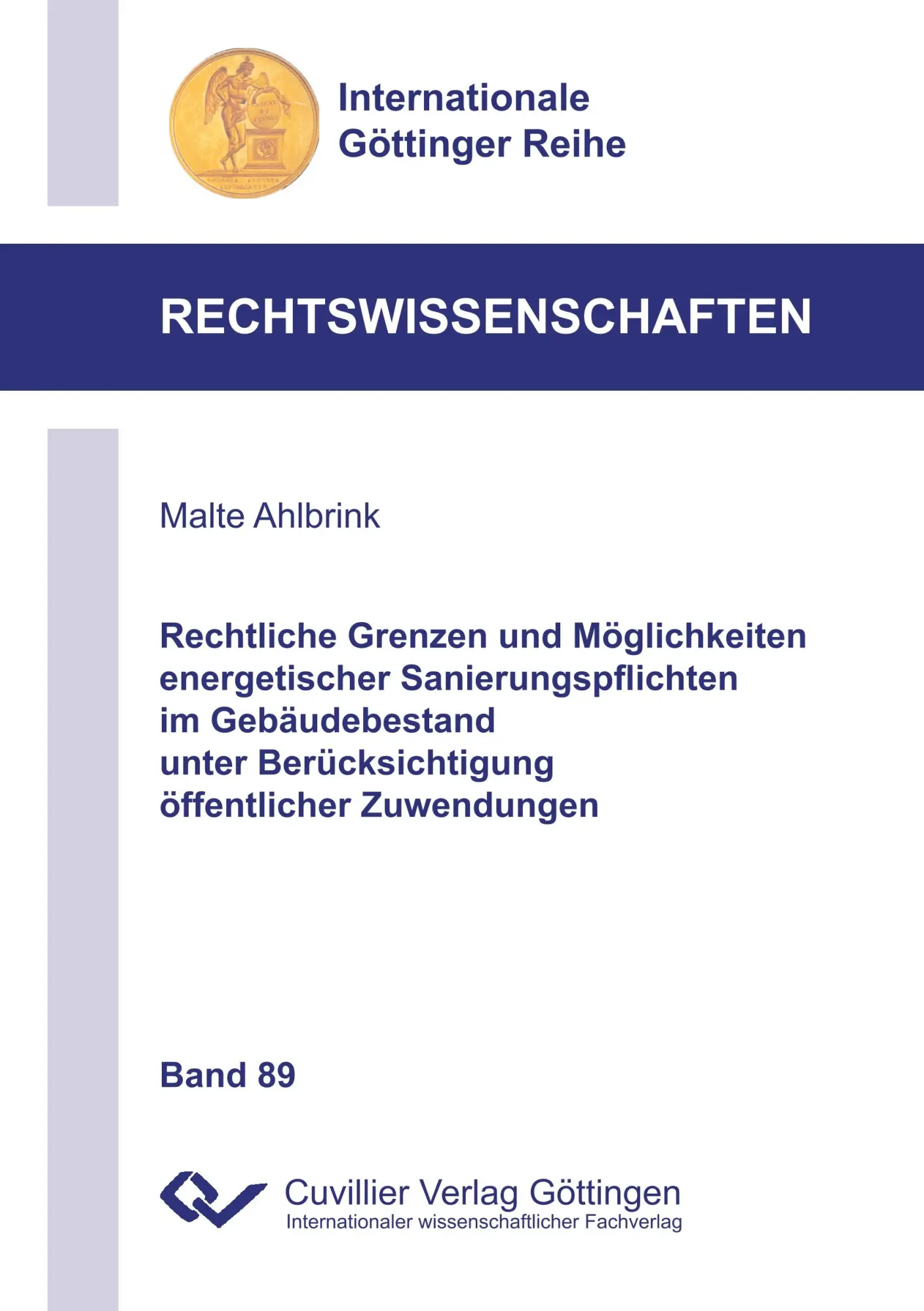 Cover: 9783736970489 | Rechtliche Grenzen und Möglichkeiten energetischer...
