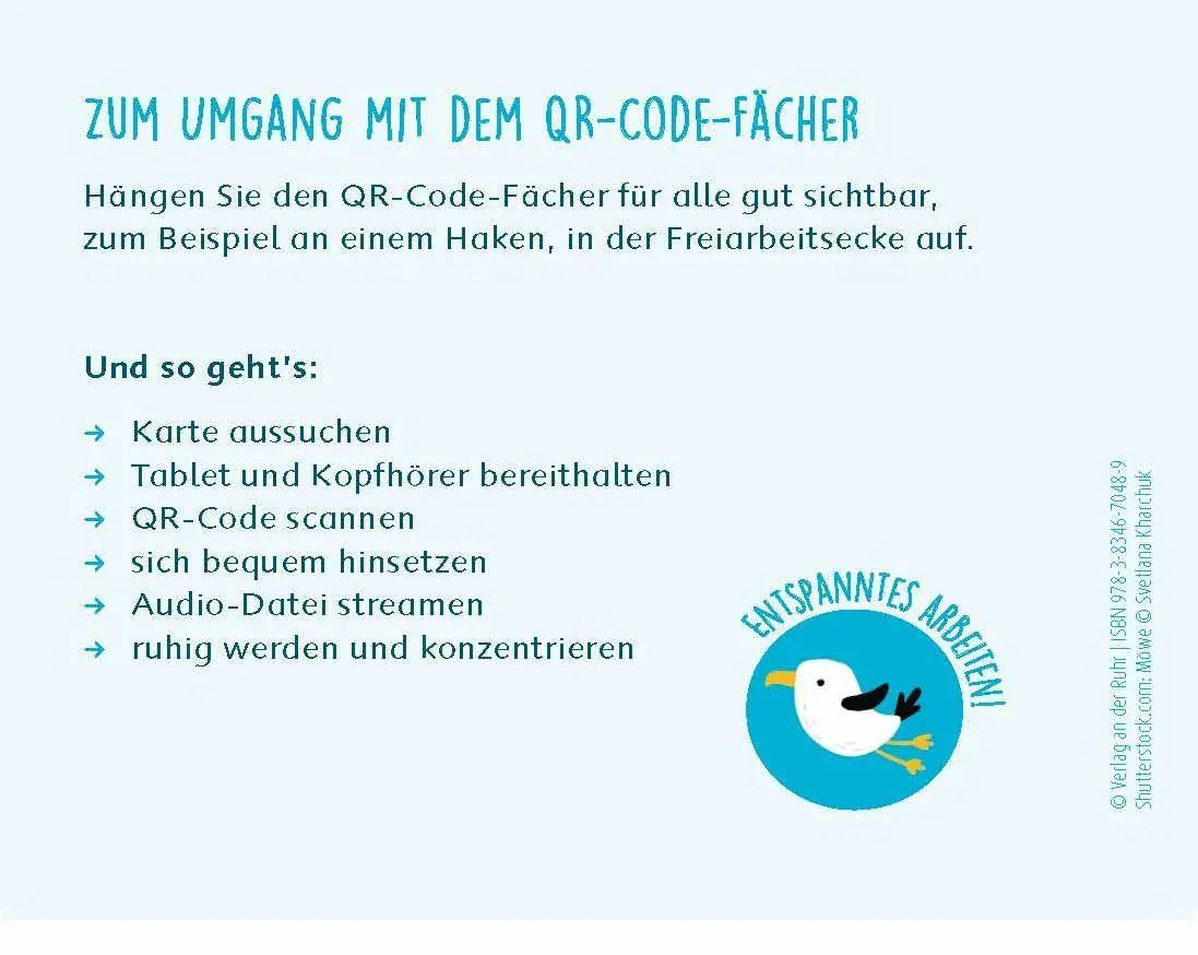 Bild: 9783834670489 | 20 Musikstücke für die Stillarbeit | Box | Der QR-Code-Fächer | 24 S.