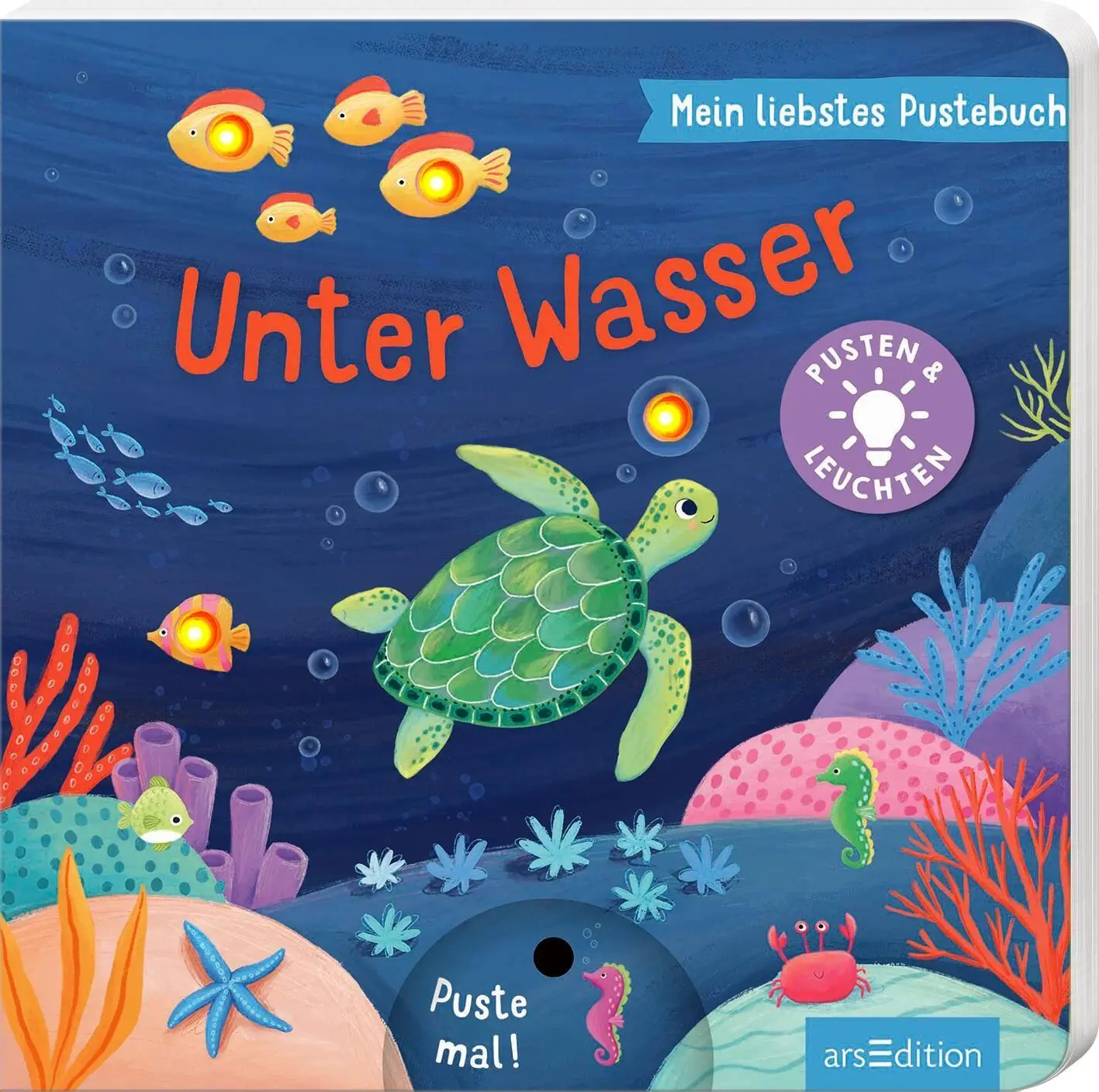 Cover: 9783845870489 | Mein liebstes Pustebuch - Unter Wasser | Pusten &amp; leuchten | Höck