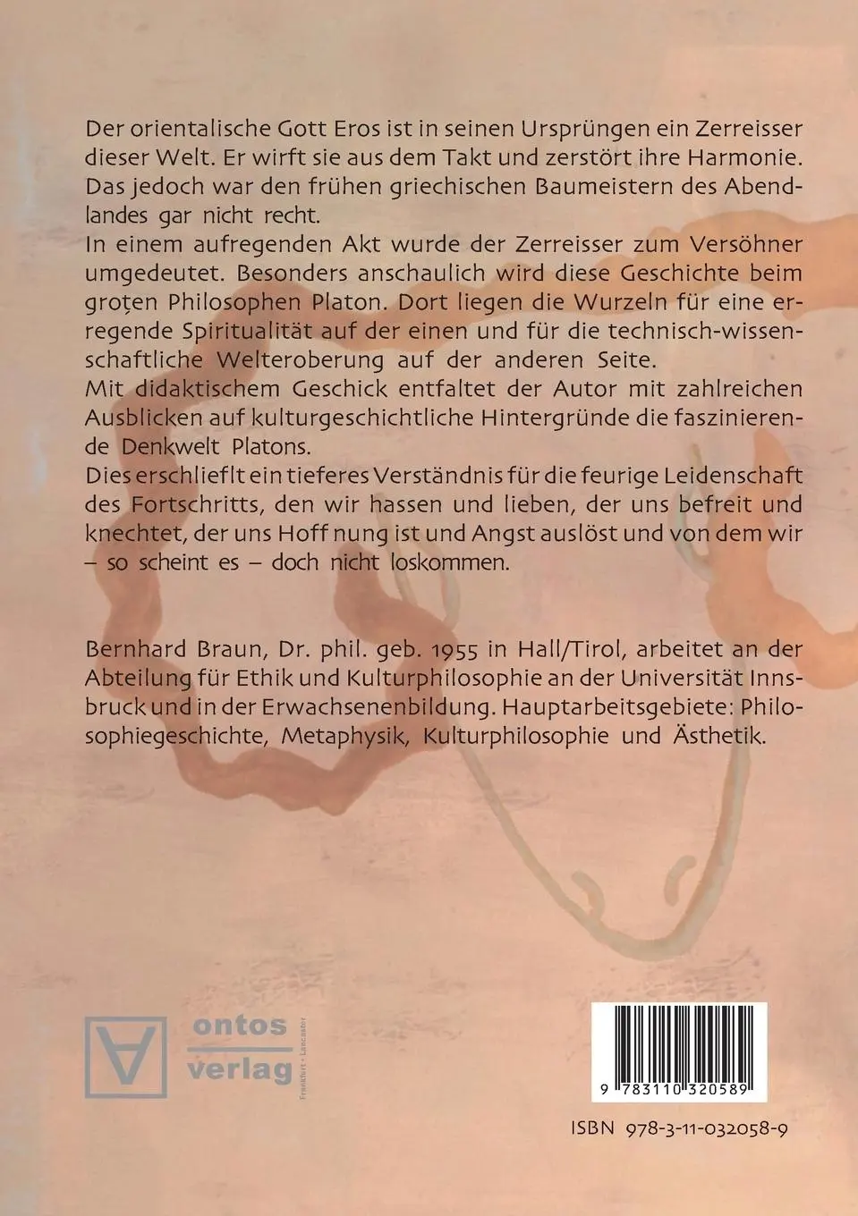 Rückseite: 9783110320589 | Das Feuer des Eros | Platon zur Einführung | Bernhard Braun | Buch
