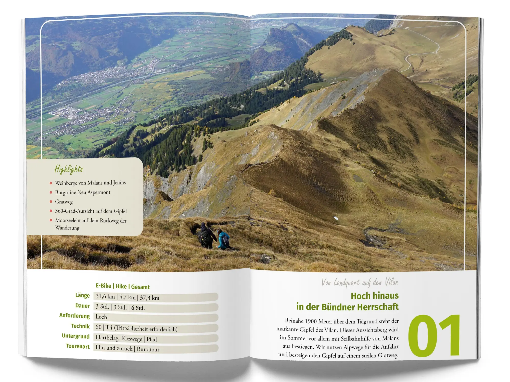Bild: 9783259300589 | Kümmerly+Frey Raus und E-Bike &amp; Hike Graubünden - Mountainbike- &amp;...