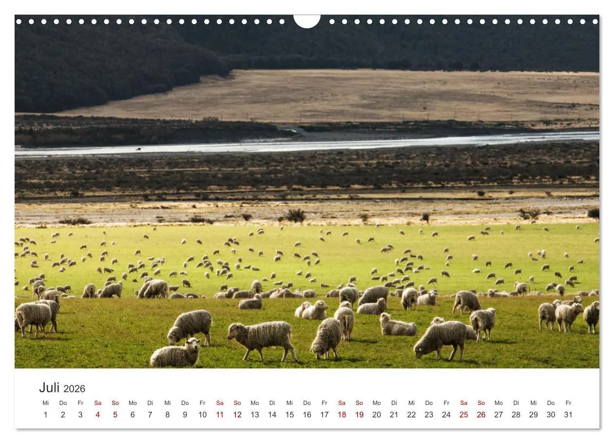 Bild: 9783457610589 | Neuseeland - Eine eindrucksvolle Insel. (Wandkalender 2026 DIN A3...