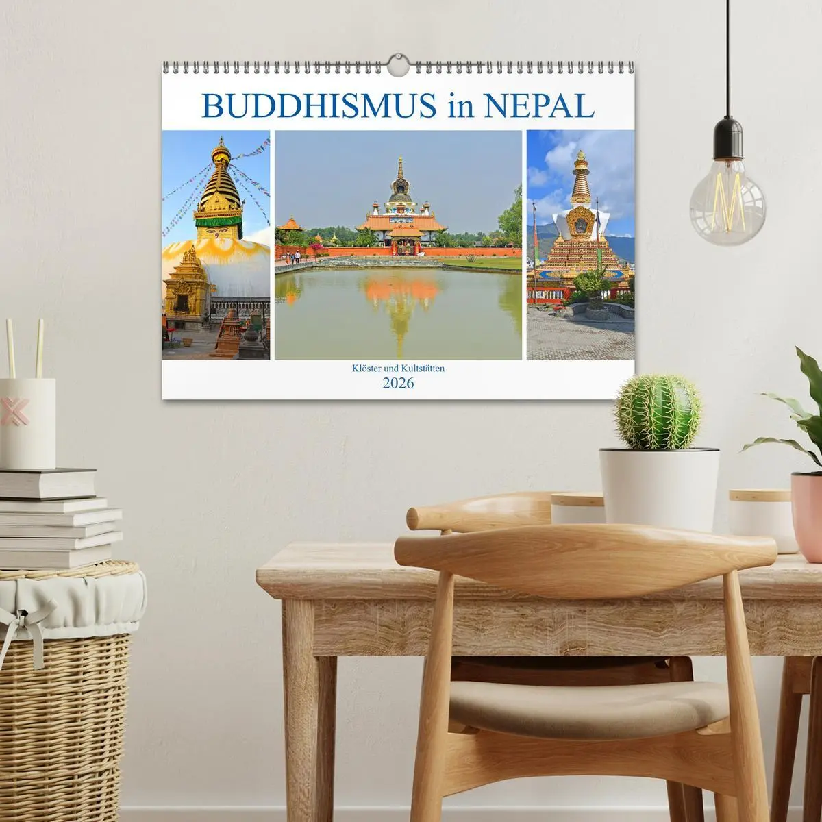 Bild: 9783457780589 | BUDDHISMUS in NEPAL (Wandkalender 2026 DIN A3 quer), CALVENDO...