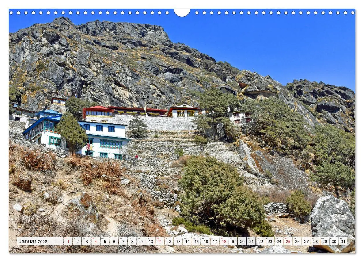 Bild: 9783457780589 | BUDDHISMUS in NEPAL (Wandkalender 2026 DIN A3 quer), CALVENDO...