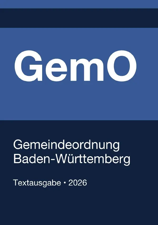 Cover: 9783565380589 | GemO BW - Gemeindeordnung Baden-Württemberg 2026 | Deutschland | Buch
