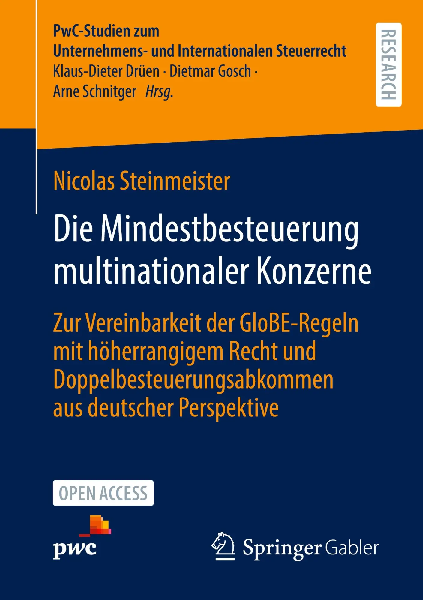 Cover: 9783658440589 | Die Mindestbesteuerung multinationaler Konzerne | Nicolas Steinmeister