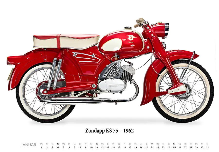 Bild: 9783690190589 | Zündapp Kalender 2026 | Motorrad Kalender | Kalender | 14 S. | Deutsch