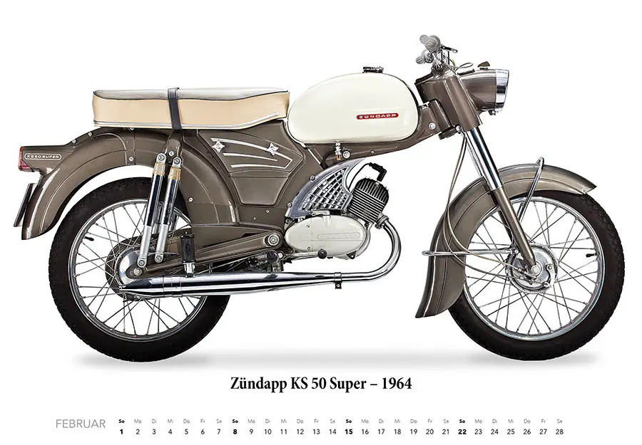 Bild: 9783690190589 | Zündapp Kalender 2026 | Motorrad Kalender | Kalender | 14 S. | Deutsch