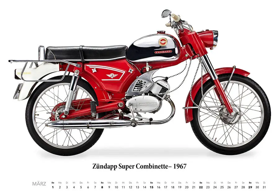Bild: 9783690190589 | Zündapp Kalender 2026 | Motorrad Kalender | Kalender | 14 S. | Deutsch