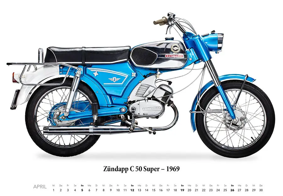 Bild: 9783690190589 | Zündapp Kalender 2026 | Motorrad Kalender | Kalender | 14 S. | Deutsch