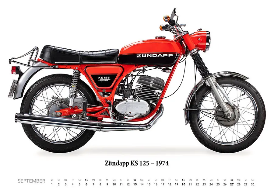 Bild: 9783690190589 | Zündapp Kalender 2026 | Motorrad Kalender | Kalender | 14 S. | Deutsch
