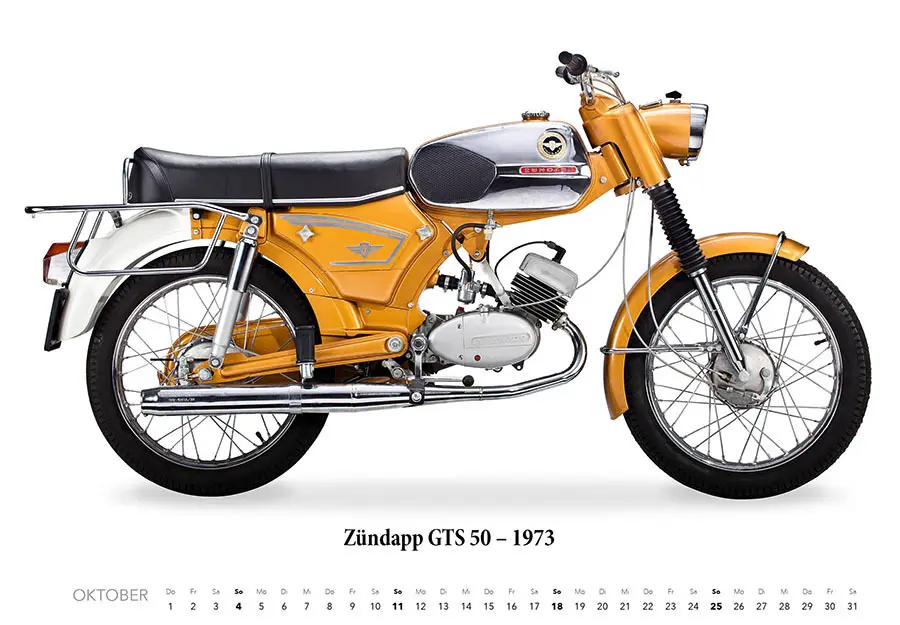 Bild: 9783690190589 | Zündapp Kalender 2026 | Motorrad Kalender | Kalender | 14 S. | Deutsch