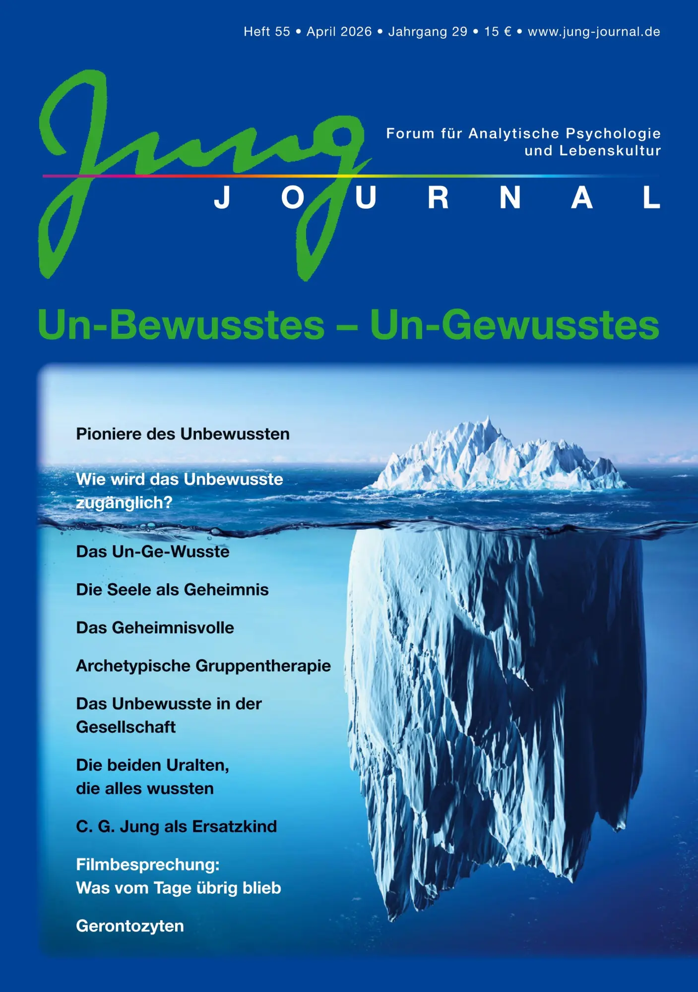 Cover: 9783956120589 | Jung Journal Heft 55: Un-Bewusstes - Un-Gewusstes | Müller (u. a.)
