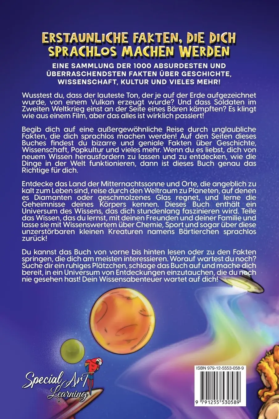 Rückseite: 9791255530589 | Erstaunliche Fakten, die dich sprachlos machen werden | Brant (u. a.)