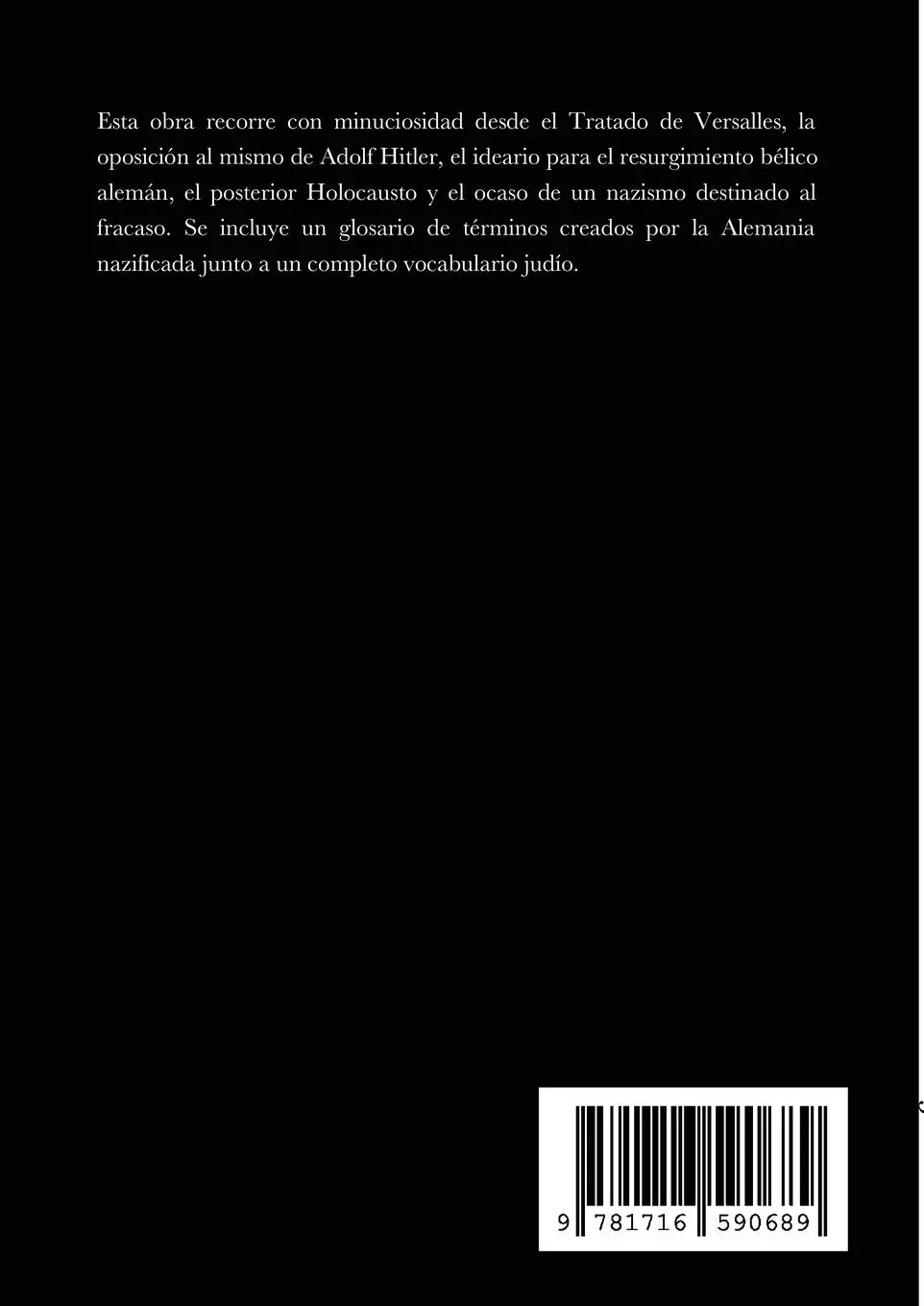 Rückseite: 9781716590689 | CRONOLOGIA DEL NAZISMO Y GLOSARIO DE TERMINOS NAZIS Y JUDIOS | Perez