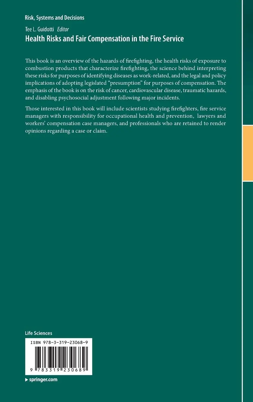 Rückseite: 9783319230689 | Health Risks and Fair Compensation in the Fire Service | Guidotti | xi